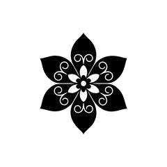 creative details jasmine icon Vector Illustration