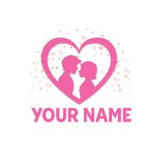 Love, Valentine, Wedding Logo design idea