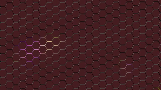 purple hexagon background