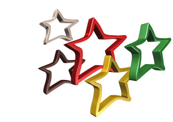 gwiazda, rysunek, ilustracja, 3d, symbol, projekt © Marek