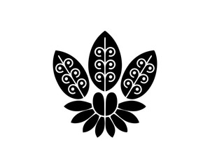 creative details lavender icon Vector Illustration