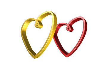 serce, rysunek, ilustracja, 3d, symbol, projekt © Marek