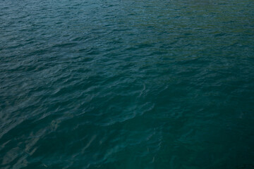 Indian ocean water background in bay on Seychelles islands