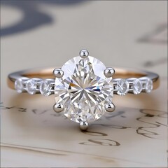 Diamond Engagement Ring in Elegant Setting