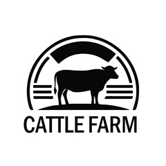 farm animals logo on transparent background
