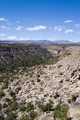 Rocky Santa Fe horizon landscape
