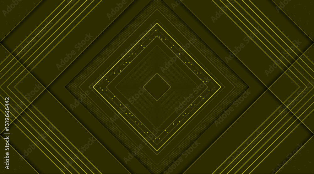 Aufkleber abstract background design. modern circular line pattern in olive colors. premium stripe texture for