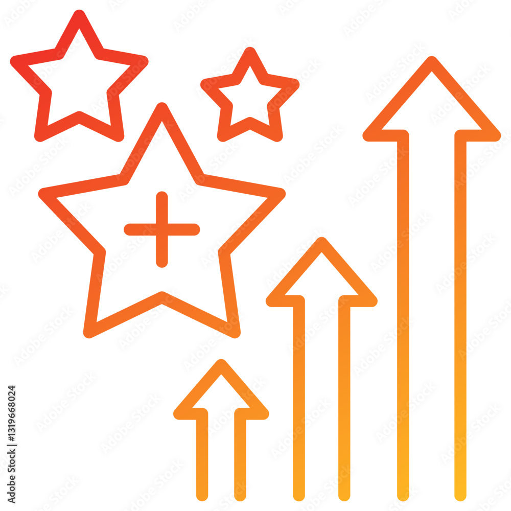 Poster Skill Development Line Gradient Icon