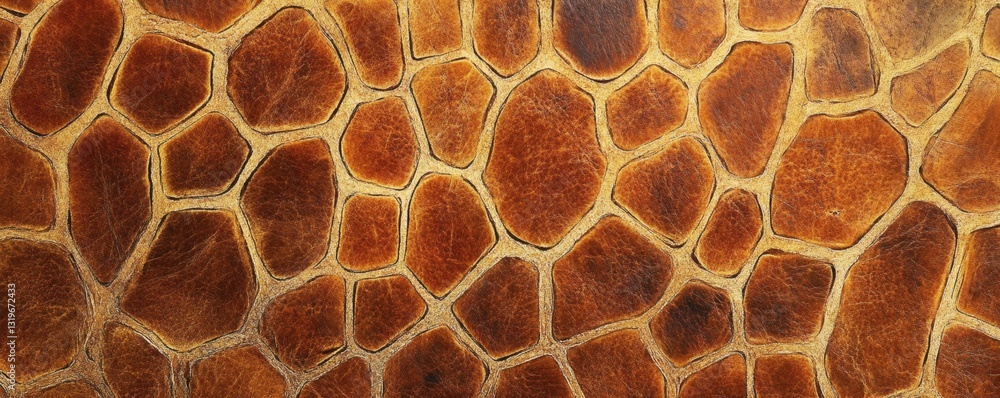 Poster a repeating pattern of organic shapes with a textured surface