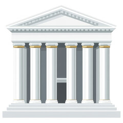 Obraz premium Simple Temple Icon