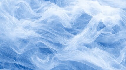 Obraz premium Abstract Light Blue Fabric Texture: Soft, Wave-like Drape