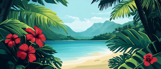 Tropical illustration