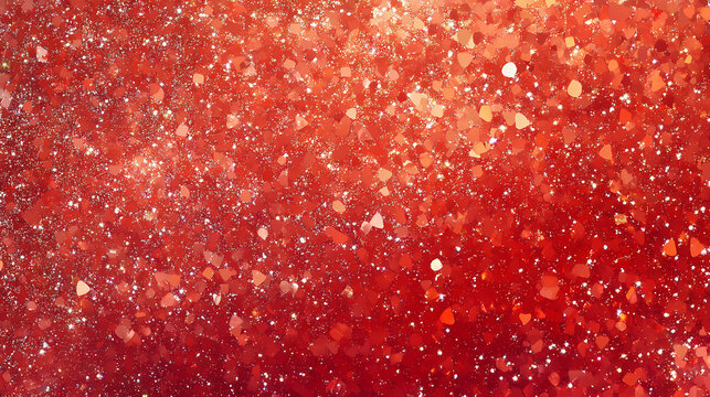 Christmas red shimmer textured empty background with holographic sheen. Holographic Sheen. Illustration
