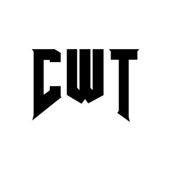CWT letter logo design for technology company. CWT logo design black and white color combination. CWT logo, CWT vector, CWT design, CWT icon, CWT alphabet. CWT typography logo design.