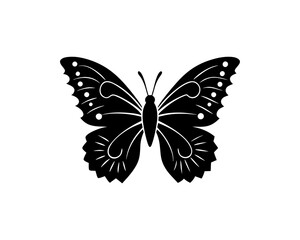 creative details butterfly icon vector Illustration