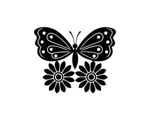 creative details butterfly icon vector Illustration