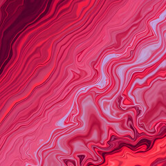 Obraz premium Abstract Purple Pink Wave Pattern Seamless - Flowing Geometric Design Background