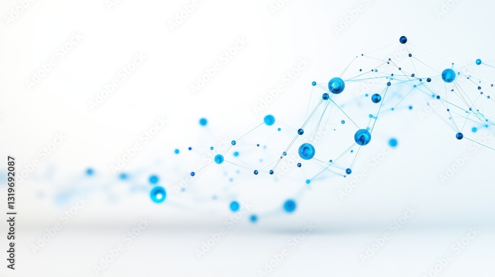 Poster innovative data visualization techniques digital space abstract art high-tech environment futuristic
