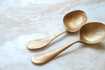 Exquisite Brass Spoons - Exquisite Tableware