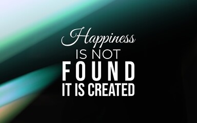 Creating happiness a journey of self-discovery and inspiration in life graphic design abstract uplifting concept