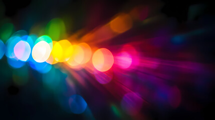 blur colorful rainbow light