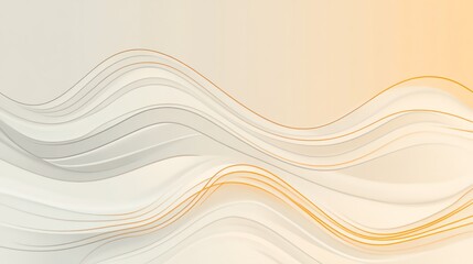 Obraz premium Abstract Wavy Lines Background with Flowing Curves and Subtle Gradient