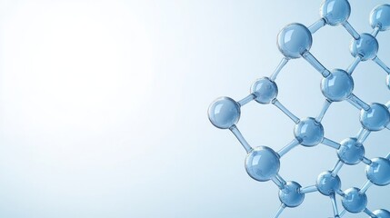 Abstract Molecular Structure: A 3D Rendering of a Crystalline Lattice