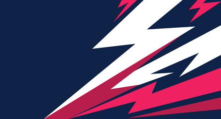 Abstract red and white background with jagged arrow pattern and with some copy space area