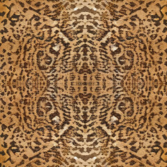 Seamless patterned texture of animal skin, animal print.