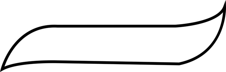 Obraz premium Text Tail Swoosh Baseball line Sign, Typography font curve tail, font swoosh tail ornamental vector, text ornaments football or athletics tail, ornamental swash underline Swirl