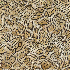 Seamless patterned texture of animal skin, animal print.