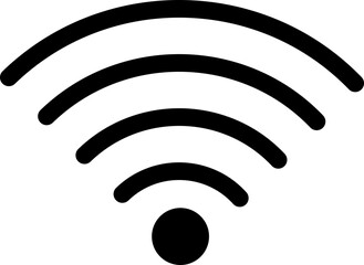 WiFi wireless internet signal flat icon symbol. Connect of network. Bar of satellites for mobile, radio, computer. Hotpot, strength electronic wave from antenna for communication.