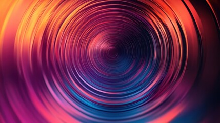 Sound circle wave. Abstract music ripple, audio amplitude waves flux vector background