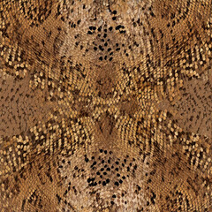 Seamless patterned texture of animal skin, animal print.