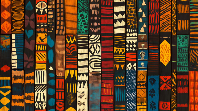 Afrocentric Design. African identity, Culture, and Heritage Illustration.