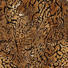 Seamless patterned texture of animal skin, animal print.