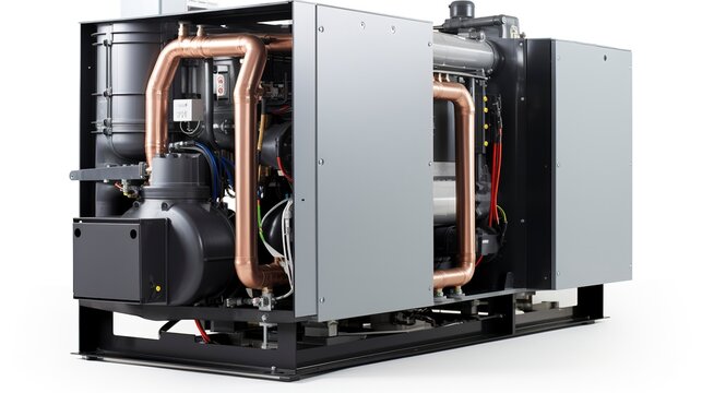 A photo of a geothermal heat pump