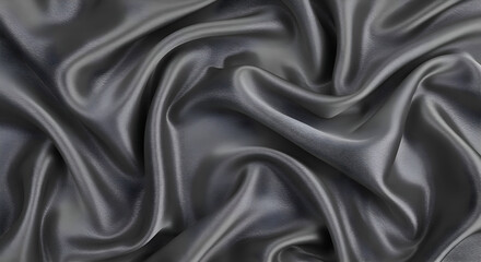 Fototapeta premium Silk cloth grey color
