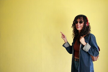 Photo of a Latina woman traveling