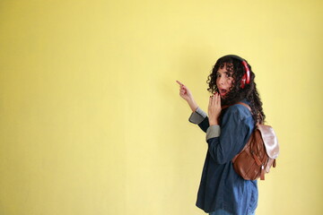 Photo of a Latina woman traveling