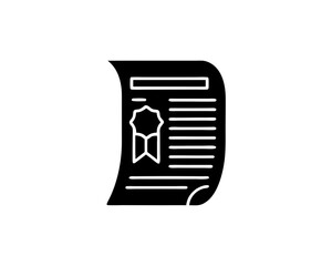 creative details contract icon vector Illustration