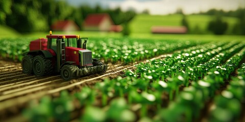 agritech concept with agriculture and crops ready for farming with technology and digital data in cyberspace