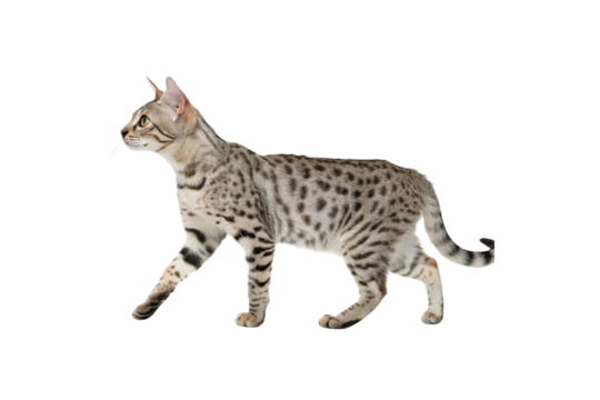 Cute Egyptian Mau Cat PNG Picture – No Background, Perfect for Graphics
