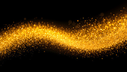 Fototapeta premium Dark shiny golden glitter background , with white tonespng