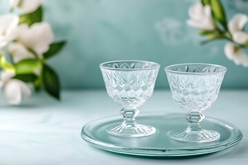Delicate Crystal Stemware Set for Special Occasions