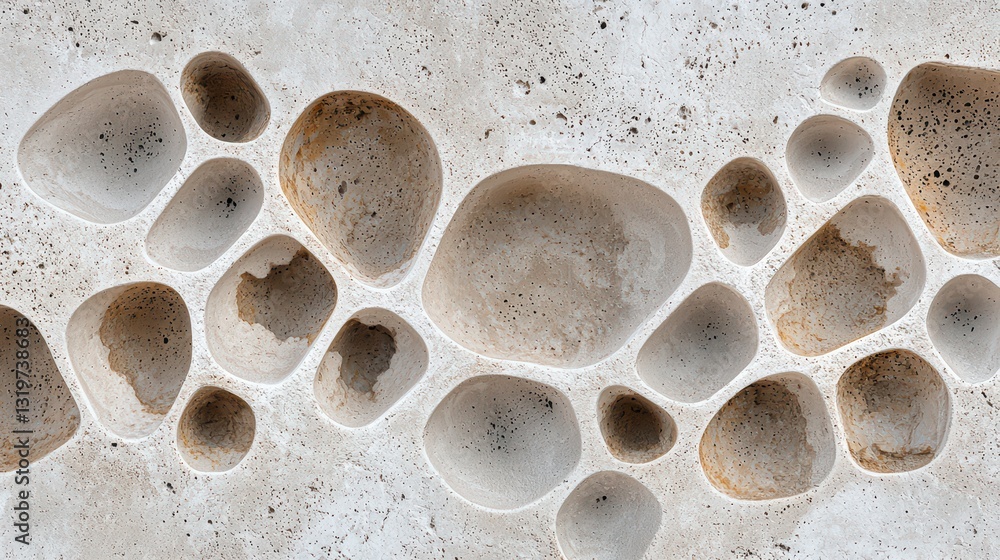 Poster detailed rough cement texture with unique grain patterns for conceptual design applications