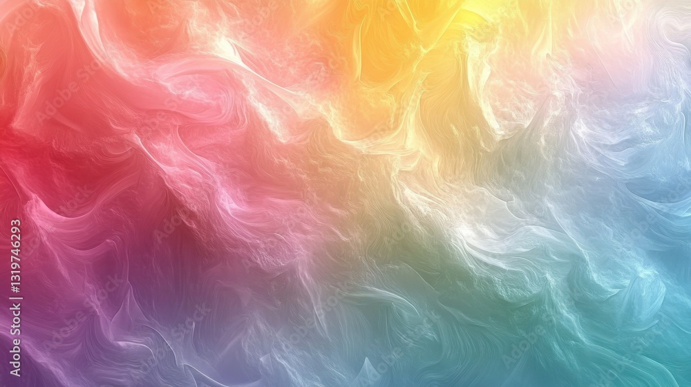 Poster imaginatory lush fractal texture generated image abstract background