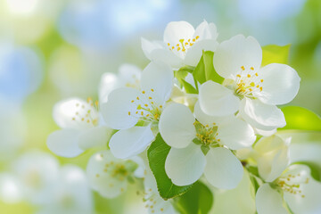 Fototapeta premium white cherry blossom