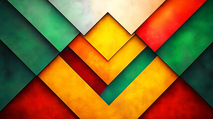Abstract geometric pattern in vibrant summer hues 6