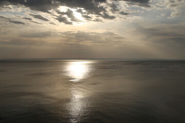 Obraz premium sunset on the beach